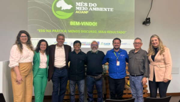 ACIANF abre programação do Mês do Meio Ambiente com foco na aplicação prática do ESG nas empresas